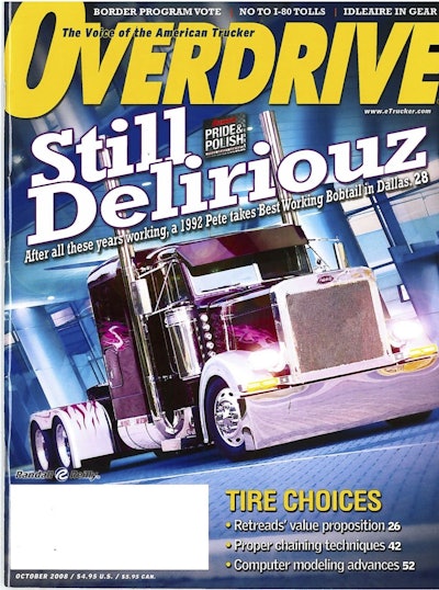 Longtime Pride & Polish competitor and small fleet owner Bill Sandvik has picked up Best of Show honors at multiple Pride & Polish venues over the years, and he’s had two different trucks featured on the cover of Overdrive for Pride & Polish victories. Sandvik’s personal truck, a 2005 Peterbilt 379, won the inaugural Pride & Polish National Championship in 2011, earning him a spot on Overdrive’s October 2011 cover. Three years earlier, a 1992 Peterbilt 379 in Sandvik’s fleet, shown by Isaac Aguilar, won Best of Show and was featured here on the October cover of Overdrive that year.