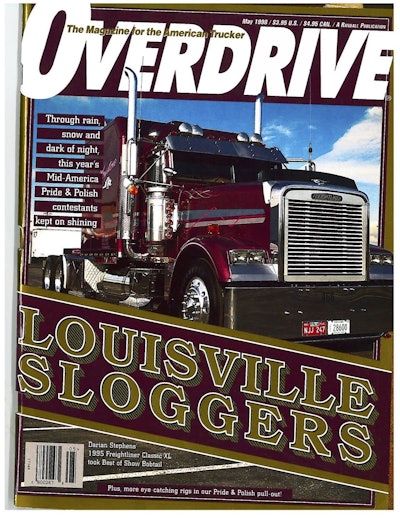 Owner-operator Darian Stephens and his 1995 Freightliner Classic were forces to be reckoned with on the show circuit in the late ‘90s and early ‘00s. Stephens won six Best of Show trophies between 1997 and 2003, and he also won two Truckers’ Choice awards, which he says mean more to him than the Best of Show victories.