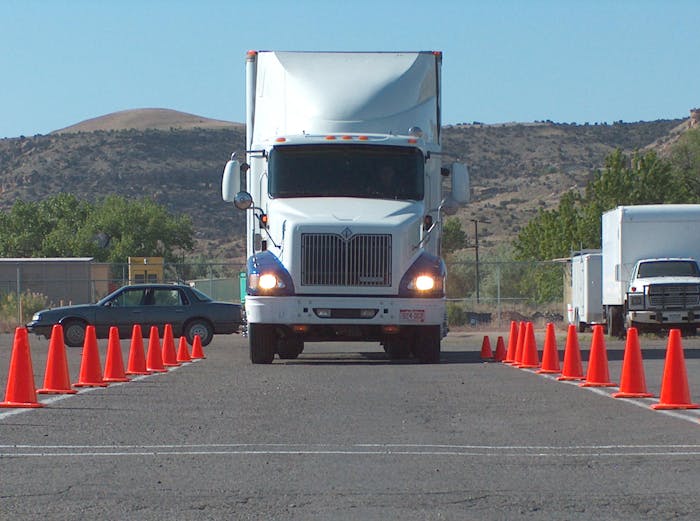 driver training cones