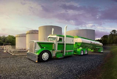 Bill Rethwisch’s 2013 Peterbilt 389 and Polar tanker won Best of Show at least year’s SuperRigs competition.