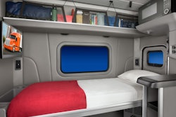 The Platinum Graphite Interior Package is available now for Peterbilt Models 579 and 567 in daycab configurations or when equipped with a 72- or 80-inch sleeper.