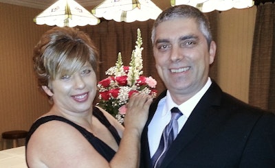 Nikki and Kenny Capell attending a friend’s wedding