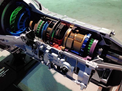 Transmission featured in the Tonka F-750 is the stock six-speed TorqShift HD. Find more pictures in the HWT gallery.