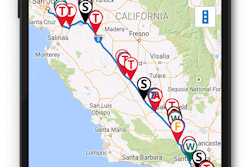 Trucker Path trip planner