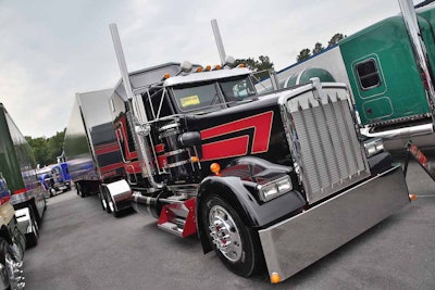 Josh Reed’s 2015 Kenworth W900L won Best of Show, Limited-Mileage Combo