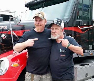 George and the “Rookie” Bill .. in front of “The Precious”