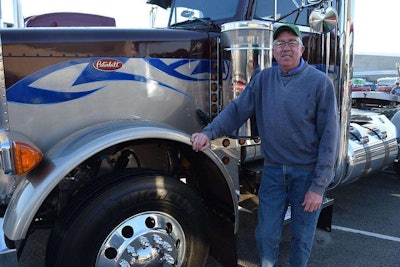 For Tony LaFontaine, entering his 1993 Peterbilt 379 in the PKY contest is a novel “way to spend my spring break this year.” He farms and hauls agriculture products out of Decatur, Ind.