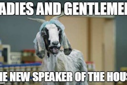 Goat Speaker of the House