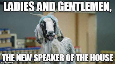 Goat Speaker of the House
