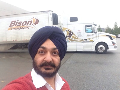 The Truckload Carriers Association named Vijaydeep Sahasi a Highway Angel, and Overdrive names him a Knight of the Road.