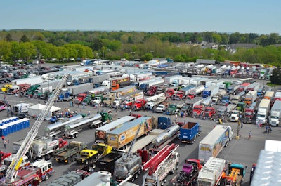 The Mother’s Day Convoy in Lancaster, Pa., drew nearly 600 trucks in 2016, a world record for the longest truck convoy. This year’s event falls on Sunday, May 14.