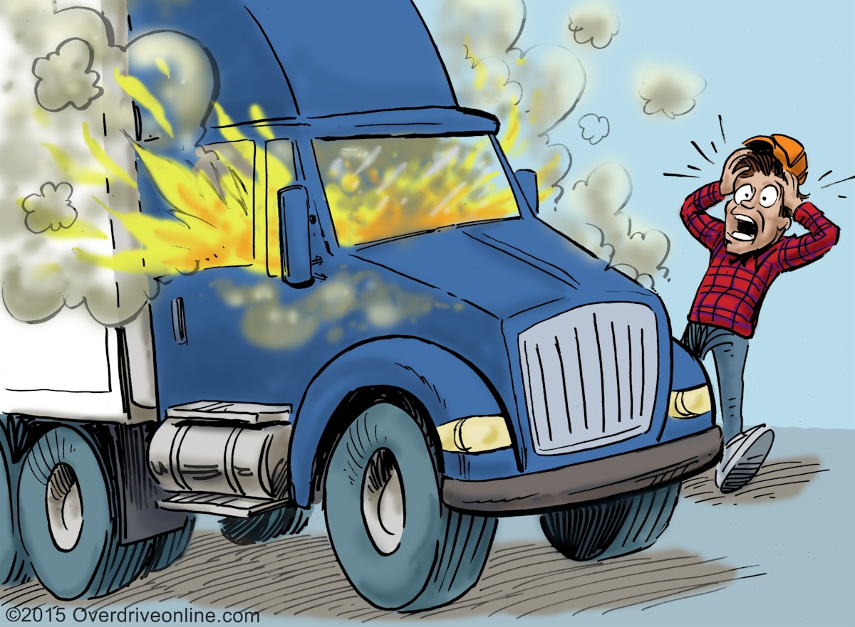 Worst case scenario: A truck fire! What to do if your rig's ablaze |  Overdrive