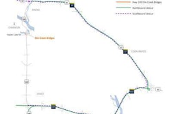 Click through the image to access a full detour map around newly restricted bridges in Champlin, Minn.
