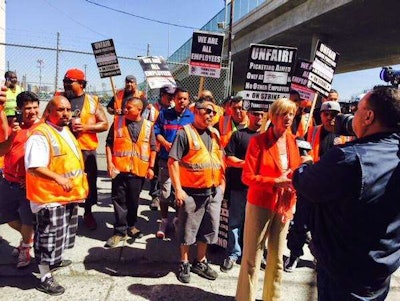 Some California port truckers have struck in recent months due to their status as independent contractors instead of company employees, which they say institutes ongoing wage theft. Drivers for the Intermodal Bridge Express could be on the verge of striking again.