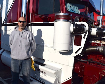 Dave Van Haitsma showed this W900, part of V-Max Transportation, at the Mid-America Trucking Show.