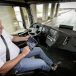 Daimler’s autonomous tractor-trailer, a Mercedes Actros