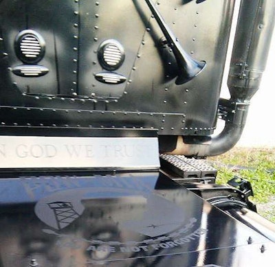 4. Thread the horn wire through the VIP 39’s center and then slip the wheel onto the splined shaft, making sure the steering wheel spokes are level. Reattach the locking nut and tighten until snug.