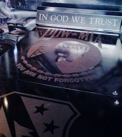 5. Reattach the horn wire to the VIP horn cover plate then snap horn cover in place.