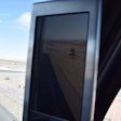 The rearview camera/monitor system in the Freightliner Inspiration.