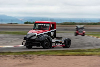 The No. 11 Optima Batteries truck