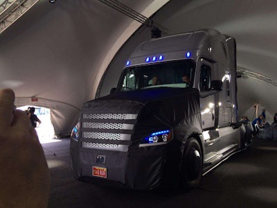 First autonomous truck