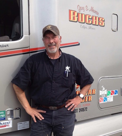Owner-operator Gary Buchs is based near Bloomington-Normal, Ill.