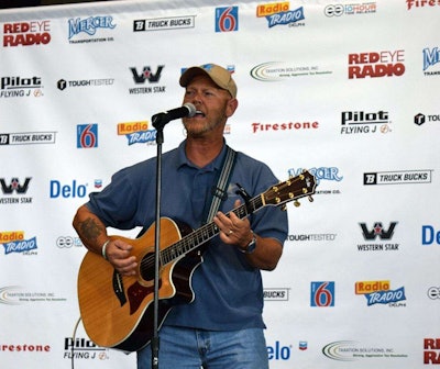 Keith Sampson, winner of the 2014 Trucker Talent Search.