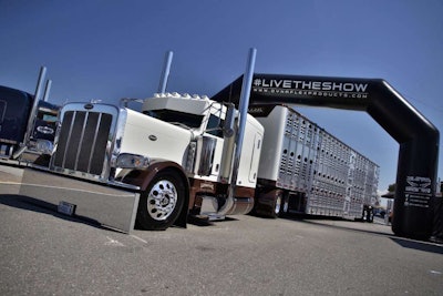 Phil Miller’s 2010 Peterbilt 389 and Wilson livestock won the Pride & Polish National Championship in the Working Combo category.