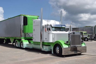 Paul Rissler's 'Risslerbilt,' a 1999 Peterbilt 379. The truck won third in last year's SuperRigs competition.