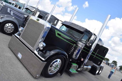 Eric Hassevoort won Best of Show, Limited-Mileage Bobtail, with his 2015 Peterbilt 389 Fitzgerald-built glider at the Dynaflex Pride & Polish in Willows, Calif., in May, qualifying him for the National Championship round of judging in August.