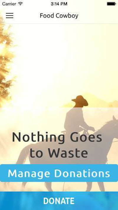 The Food Cowboy mobile app is available for Android and iOS devices.