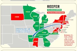 Explore quarterly rate changes by state displayed in heat maps for flat, dry van and reefer segments by following this link.