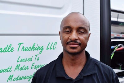 The Cascadia's dedicated driver, with Cadle for around five years now, Larry Murray.