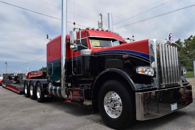J&L Contracting’s “Contender” Peterbilt, with custom work too numerous to detail here. (Stay tuned.)