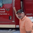 Owner-operator Dave Palmer and his 2012 Kenworth T800 dump truck