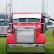 Troy Huddleston’s Freightliner, a past Pride & Polish national championship contender, at the event. Cast your vote daily for this year’s Truckers’ Choice championship ahead of GATS next month at this link.