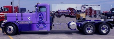 1980 Peterbilt 359 Destination Unknown tribute truck owned by Austin Jaeger of Worthington, Iowa