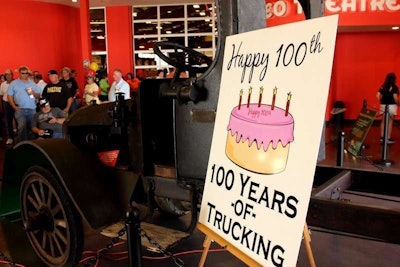 I80's Trucking Museum celebrated the 100th birthday of its Mack AB