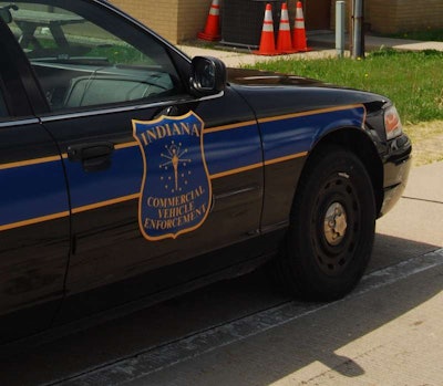 Indiana CMV enforcement car