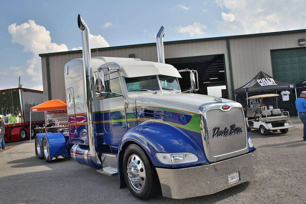 Might the Davis Bros. aerodynamic 2015 Peterbilt 386, dubbed “Buzz Kill” by Indiana-based small fleet owner Brian Davis, signify a future for aero-truck mods? If Pride & Polish competitors are any indication, many thought so – the truck garnered enough votes from competitors to win the “Participants’ Choice” crown at the show. The rig also scored a Pride & Polish National Championship invite, as Best of Show winner Austin Ashley gave the two tied-for-second runners-up in the class, Davis and owner-op Bob Harley, his invite.