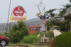 Santa Fe train diner