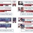 Trucking Moves America Forward has four options available for trailer decal wraps.