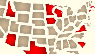 Click through the image for a full slate of interactive map graphics ranking states in a variety of categories relative to inspection and violation intensity through years 2011-14. All data included are based on information from the federal system analyzed by RigDig Business Intelligence and Overdrive.
