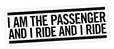passenger sticker