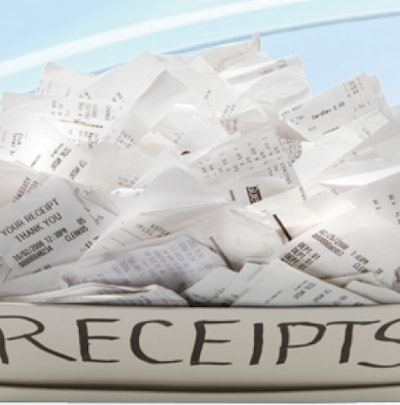 George Parker saves receipts for shop towels, but that’s just him.