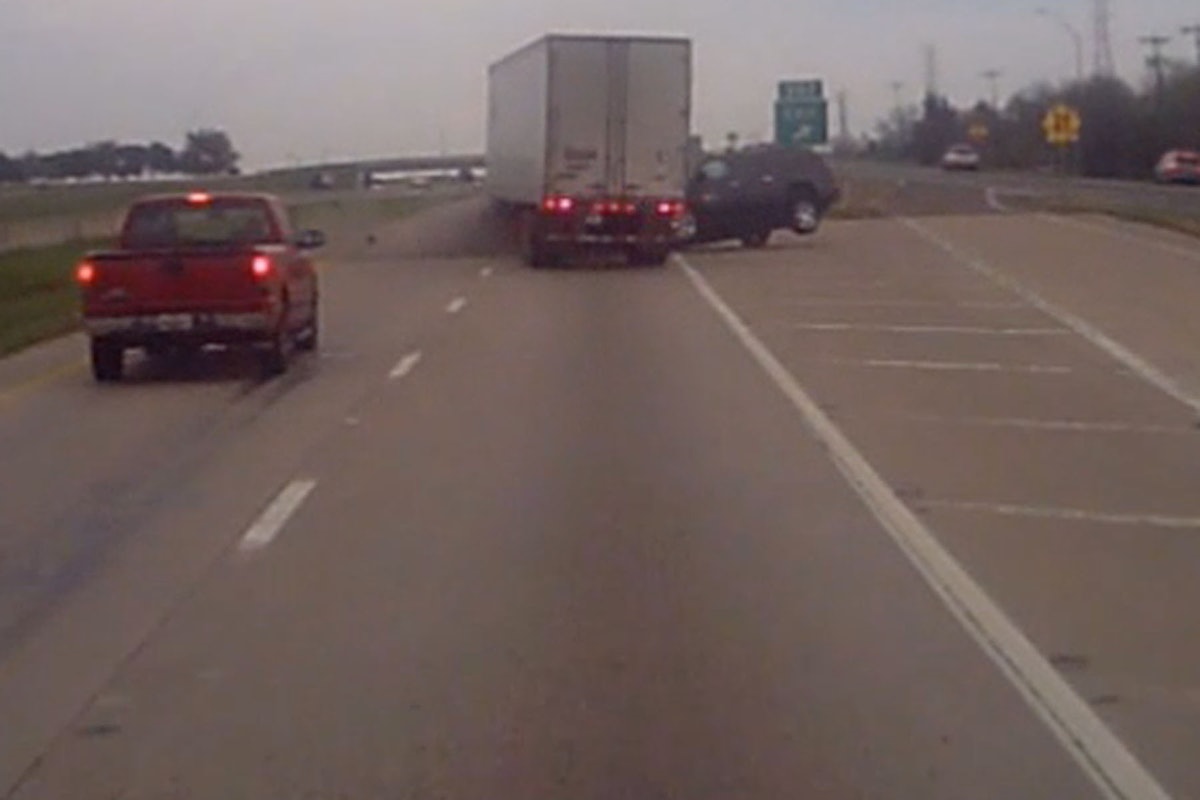 Two drivers involved in apparent ‘suicide by truck’ accidents in North