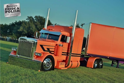 Vinnie Diorio’s 2013 Peterbilt 389 and MAC curtainside – 2013, 2014 Limited-Mileage Combo champ