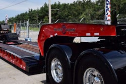 Here's a wide view from front to back of the trailer.