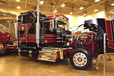 Josh Reed’s 2015 Kenworth W900L, Working Combo finalist