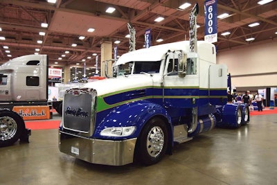 Brian Davis' 2015 Peterbilt 579, Limited-Mileage Bobtail finalist